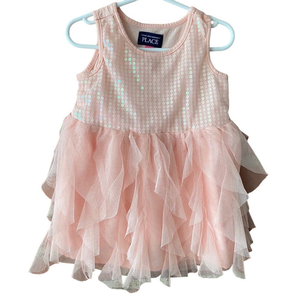 Children's Place Pink Sequin Tutu Dress - Size 2T
